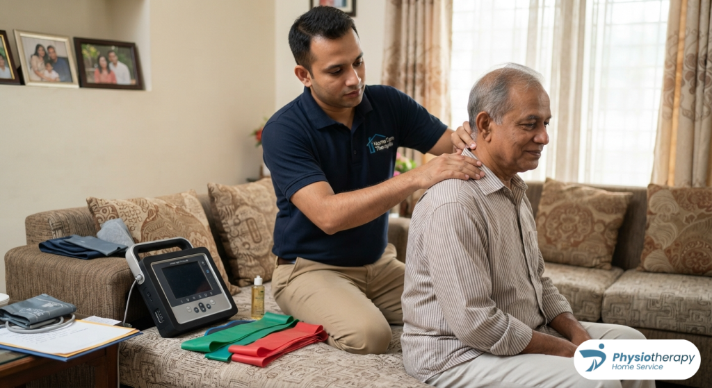 Professional musculoskeletal physiotherapist providing spine and joint pain treatment at home in Dhaka
