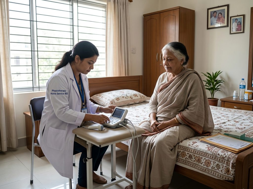 female physiotherapist home visit Mohammadpur