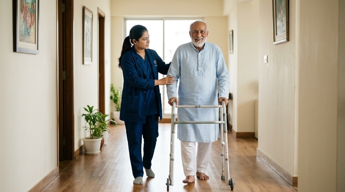 walking with physiotherapy home service